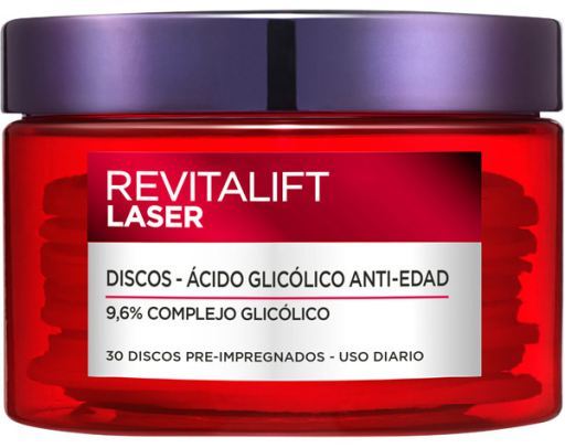 Revitalift Laser X3 Tampons Glycoliques Exfoliants 30 unités