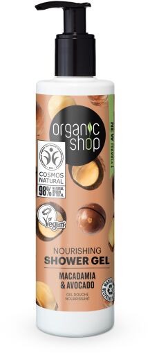 Gel Douche Nourrissant Macadamia et Avocat 280 ml