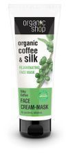 Masque facial rajeunissant au café et à la soie