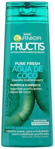 Fructis Pure Fresh Shampooing Eau de Coco Cheveux Normaux 300 ml