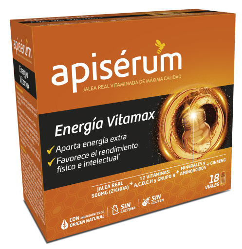 Apiserum Energy VitaMax 18 Ampoules