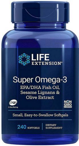 Huile de poisson oméga 3 Epa Dha, lignanes de sésame, extrait d&#39;olive, krill et astaxanthine 240 perles