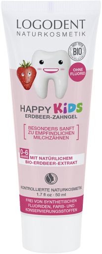 Dentifrice Enfant Fraise sans Fluor 50 ml