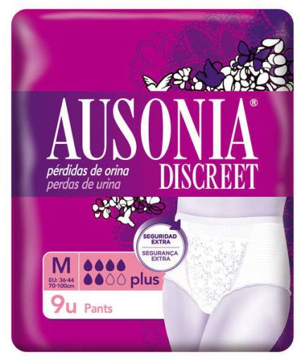 Pantalon Discret Taille Plus M 9 Unidades