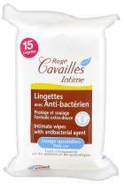 Lingettes antibactériennes intimes 15 pcs