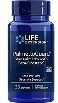 PalmettoGuard Saw Palmetto Ortie formule racine d'ortie avec beta sitostérol 30 perles