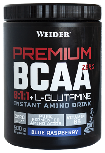 Premium Bcaa 8:1:1 + Lglutamine Framboise Bleue 500 gr