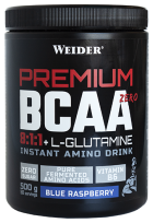 Premium Bcaa 8:1:1 + Lglutamine Framboise Bleue 500 gr