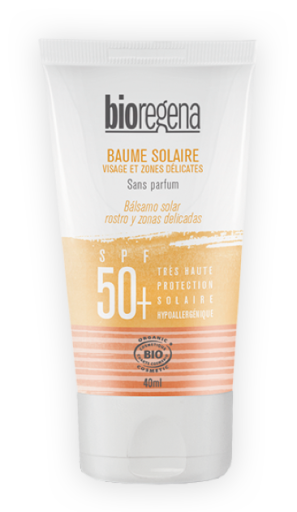 baume visage solaire spf 50 40 ml