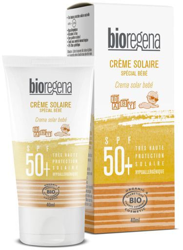 Crème solaire spéciale bébé spf 50+ 40 ml