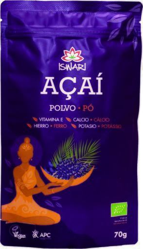 Açaï lyophilisé en poudre Bio 70g