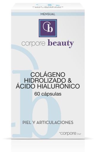 Collagène Hydrolysé + Acide Hyaluronique 60 Gélules