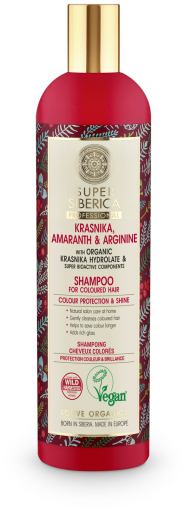 Super Sibérica Shampooing Capillaire pour Cheveux Teints 400 ml