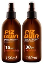 Tan &amp; Protect Coffret Huile Spray Accélérateur de Bronzage 2 x 150 ml