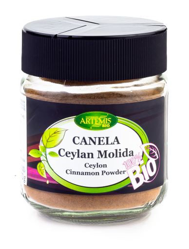 Grand bocal Cannelle moulue de Ceylan Eco 70 gr