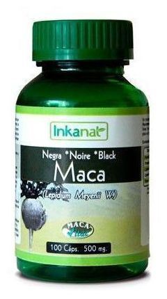 Maca noire biologique 100x500 mg