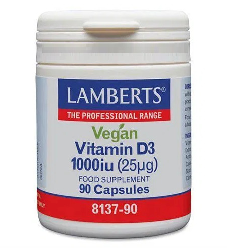 Vitamine D3 Végétalienne 1000 UI 90 Gélules