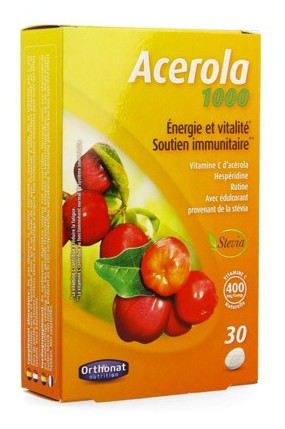 Acérola 1000mg 30 Comprimés