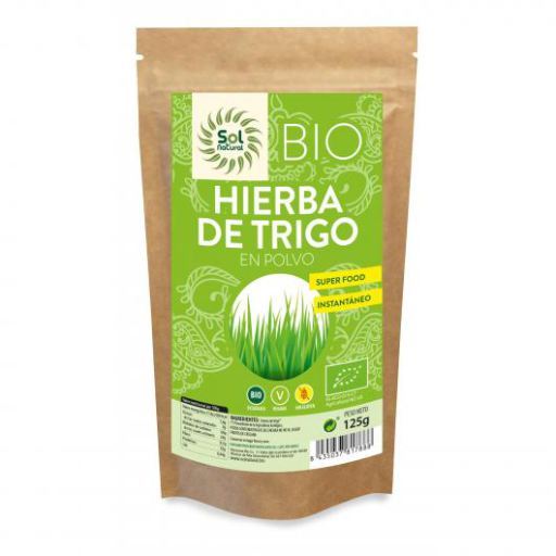 Poudre d&#39;herbe de blé 125 gr