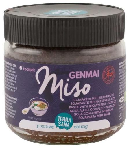 Pâte de soja Genmai Miso non pasteurisée avec du riz