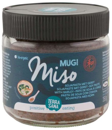 Pâte de soja Mugi Miso non pasteurisée avec engraissement