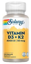 Vitamine D3 + K2 120 Gélules