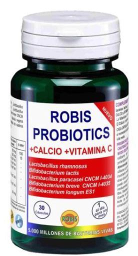 Probiotique + Calcium + Vitamine C 30 Gélules