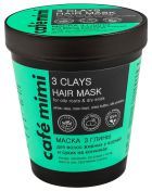 Masque capillaire 3 argiles pour racines grasses 220 ml