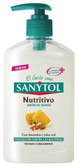 Distributeur de Savon Mains Nourrissant Antibactérien 250 ml