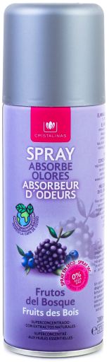 Spray Absorbe les Odeurs Superconcentré Fruits des Bois 200 ml