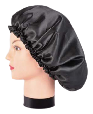 Bonnet Anti Frizz Satin Noir