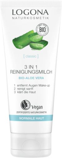 Lait Démaquillant 3 en 1 Aloe Vera 100 ml