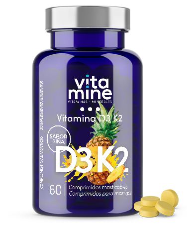 Vitamine D3+K2 500 mg 60 comprimés