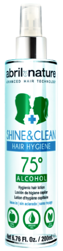 Shine&amp;Clean Hygiène des Cheveux 75% d&#39;Alcool 200 ml