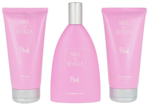 Pack Rose Eau de Toilette Vaporisateur 150 ml + 2 Pièces