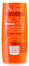 Stick Solaire SPF 50+ Zones Sensibles 8 gr