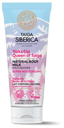 Taiga Yakutia Lait Corporel Naturel Super Hydratant 75 ml