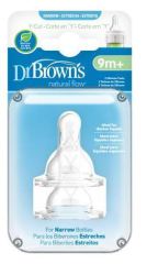 Pack Of 2 Standard Nipples (Grain Flow) Dr. Brown