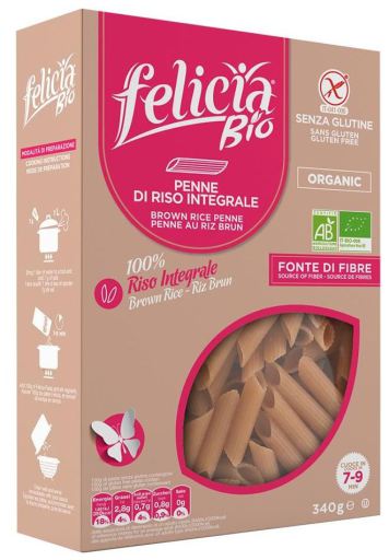 Penne Rigate Di Riso pâtes intégrales 340 gr