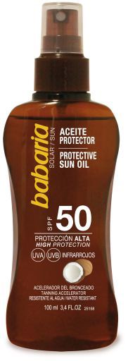 Huile de bronzage solaire à la noix de coco 100 ml