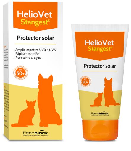 Heliovet Crème Solaire spf 50 + Crème Chien Chat 50 ml