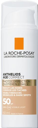 Anthelios Age Correct Crème Solaire Teintée SPF50 50 ml