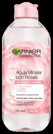 Eau Micellaire Skin Active à l&#39;Eau de Rose 400 ml