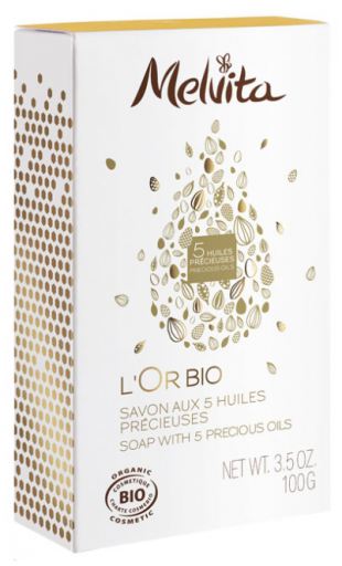 Savon L&#39;Or Bio aux 5 huiles précieuses 100 gr