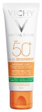 Capital Soleil Photoprotecteur Matifiant 3 en 1 SPF 50+ 50 ml