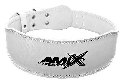 Ceinture de sport en cuir blanc