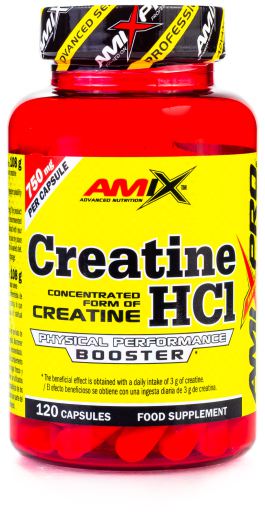 Supplément Créatine HCI 750 mg 120 Capsules