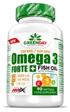 Greenday® Provegan Oméga 3 Forte+ 90 gélules