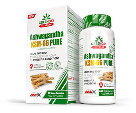 Greenday®Provegan Ashwagandha Ksm-66 Pur 60 Capsules