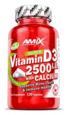 Vitamine D3 2500 I,U + Calcium 120 Gélules